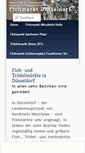 Mobile Screenshot of flohmarkt-duesseldorf.com